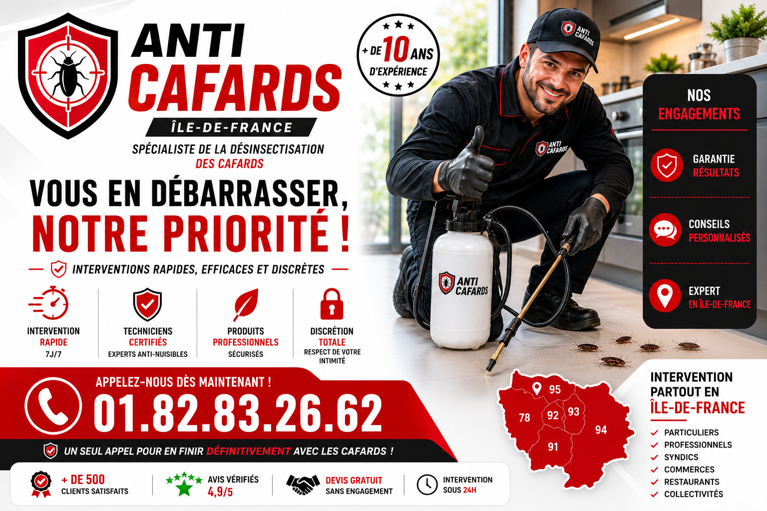 Cafards Montreuil